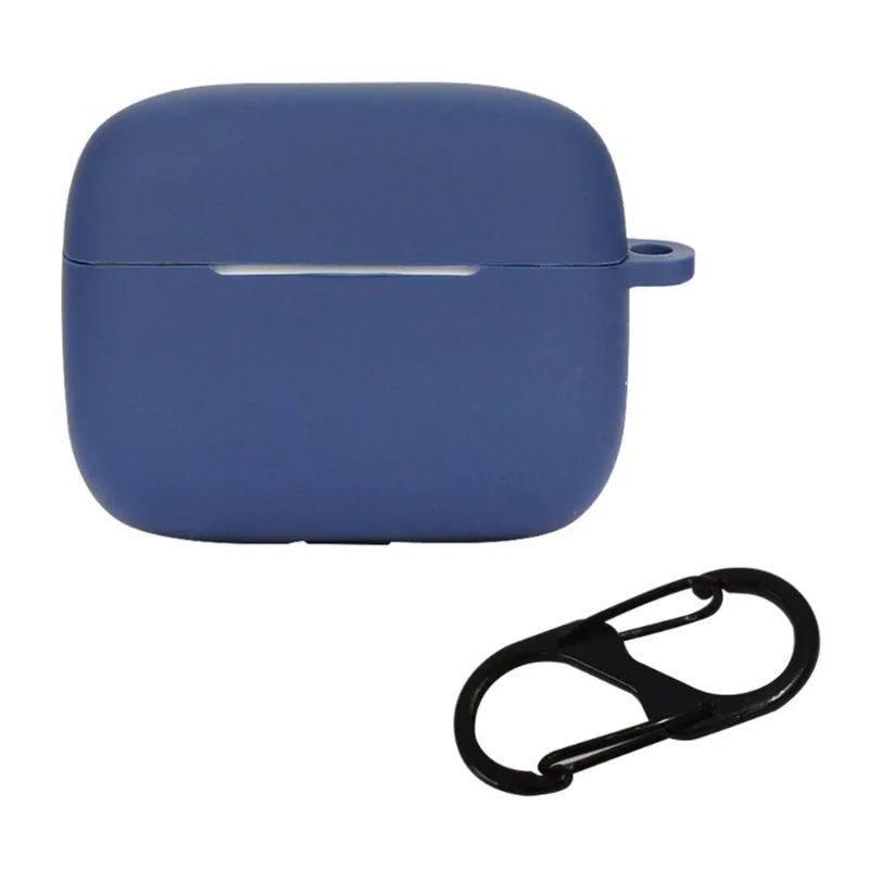Estojo De Concha Macia De Fone De Ouvido Durável Para Baseus Bowie M2 Capa Manga Anti-arranhão - Azul Profundo