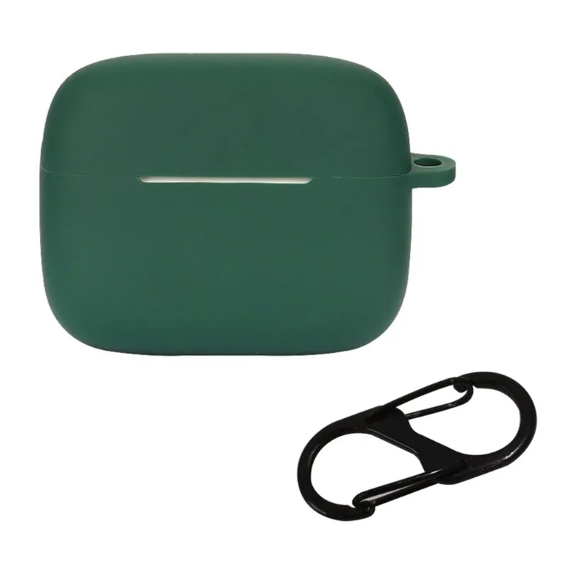 Estojo De Concha Macia De Fone De Ouvido Durável Para Baseus Bowie M2 Capa Manga Anti-arranhão - Verde Escuro