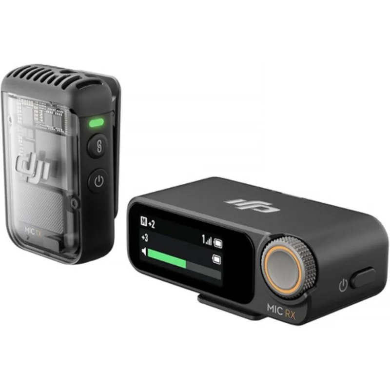 Microfone Dji Mic 2 Sem Fio 1 Pessoa Câmera E Smartphone 1