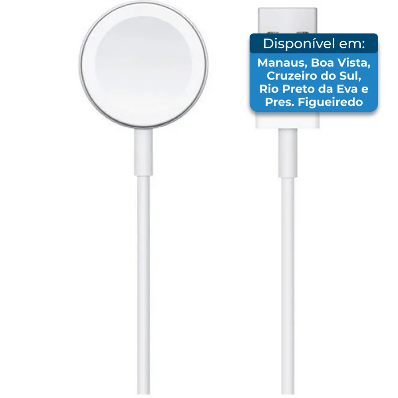 Apple Cabo de Carregamento para Apple Watch USB 1 Metro Branco AT-BI