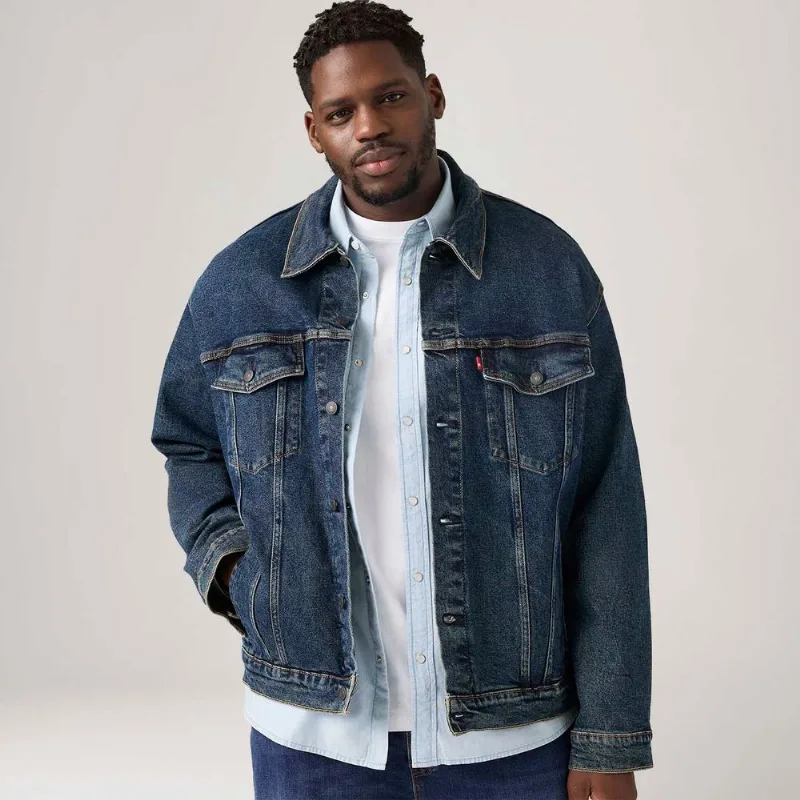 Jaqueta Jeans Levi's® Big Trucker Plus Size Jaqueta Levi's® Big Trucker - 4XL USA | EGGGG BR