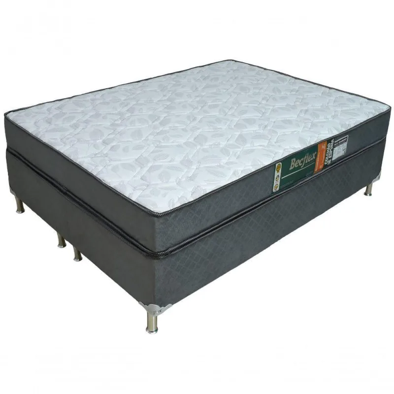 Conjunto Cama Box E Colchão King Bec Diamond - OUTRAS