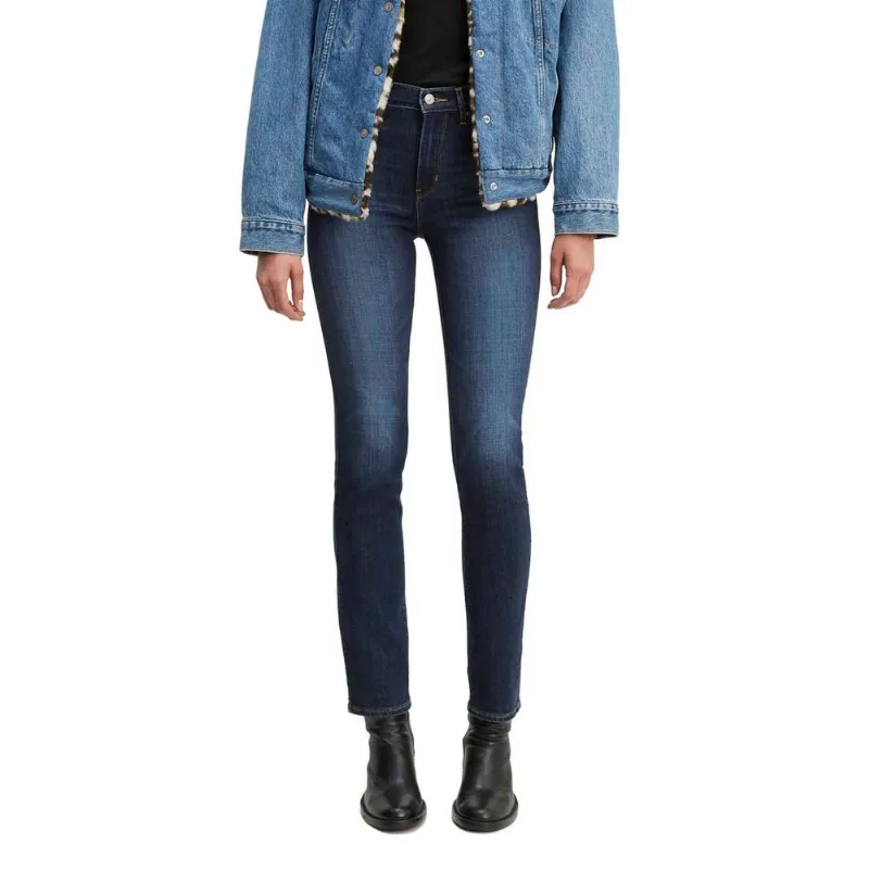 Calça Jeans Levi's® 724® High Rise Straight Lavagem Escura - 28X32 USA | 39 BR