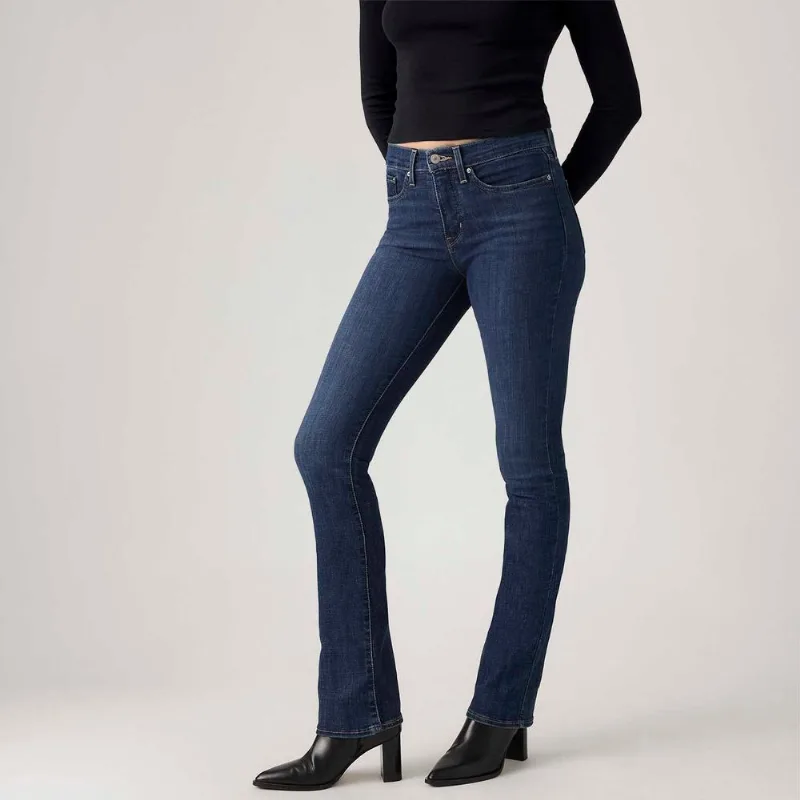 Calça Jeans Levi’s® 315® Shaping Bootcut Lavagem Azul Escura- 25X34 USA | 36 BR
