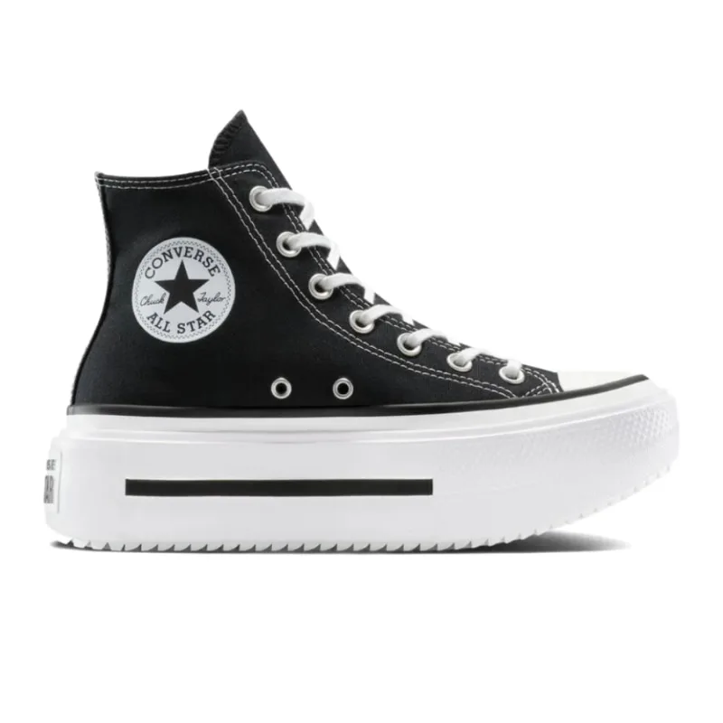 Tênis Converse Chuck Taylor All Star Lift Hi Double Stack Black/White A12975C.39