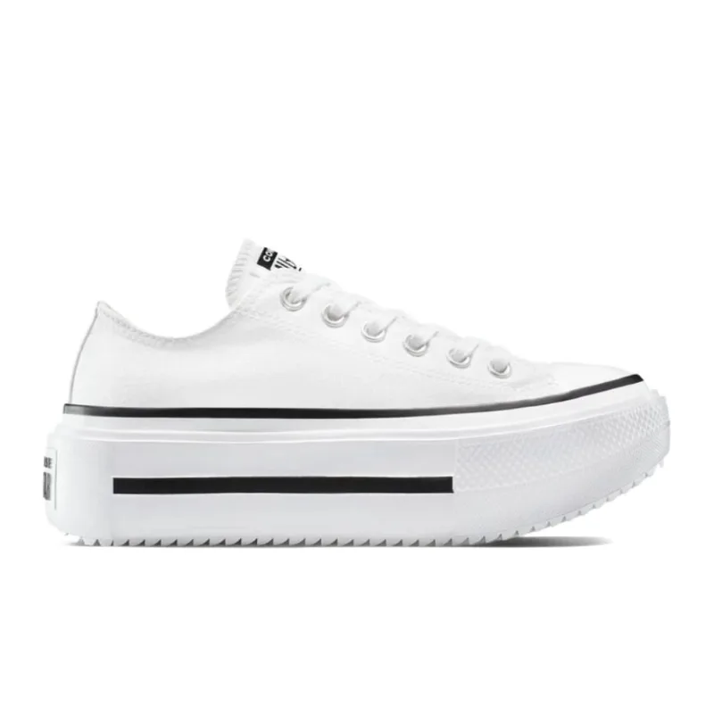 Tênis Converse Chuck Taylor All Star Lift Ox Double Stack White/Black A15491C.36