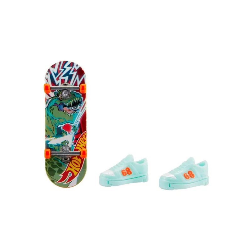 Hot Wheels Skate De Dedo Tênis T-rex &amp; Roll Mattel - Hgt60