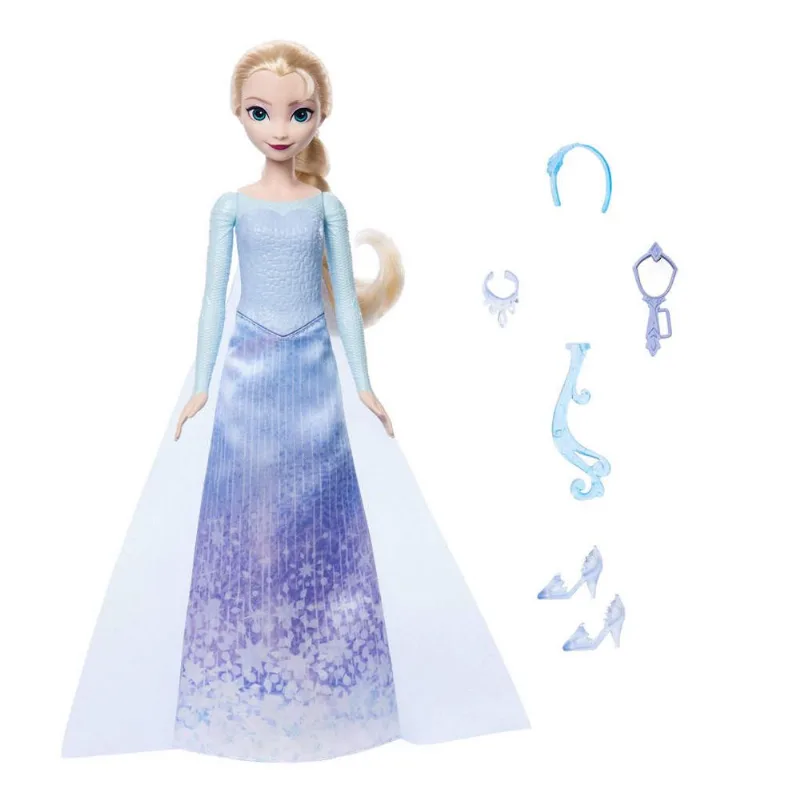 Boneca Articulada - Disney - Girar e Revelar - Frozen - Elsa - Mattel
