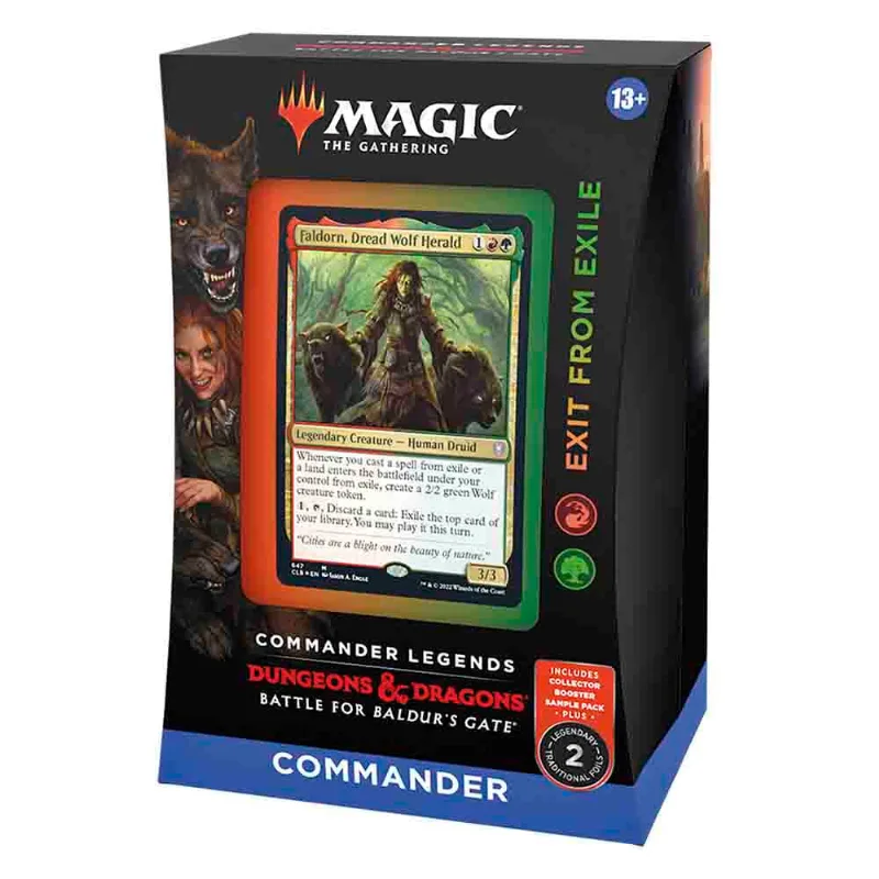 Magic The Gathering Commander Deck Battle for Baldur's Gate Ingles Jogo de Cartas