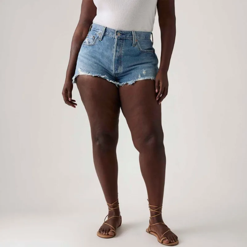 Shorts Jeans Levi's® 501® Original Lavagem Média - 34 USA | 46 BR