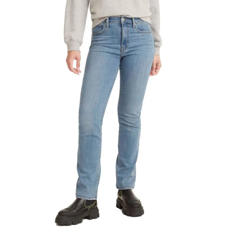 Calça Jeans Levi's® 724® High Rise Straight Lavagem Clara - 32X32