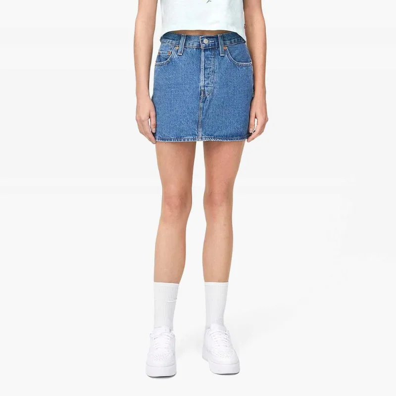 Saia Jeans Levi's® Icon Skirt - 27 USA | 38 BR