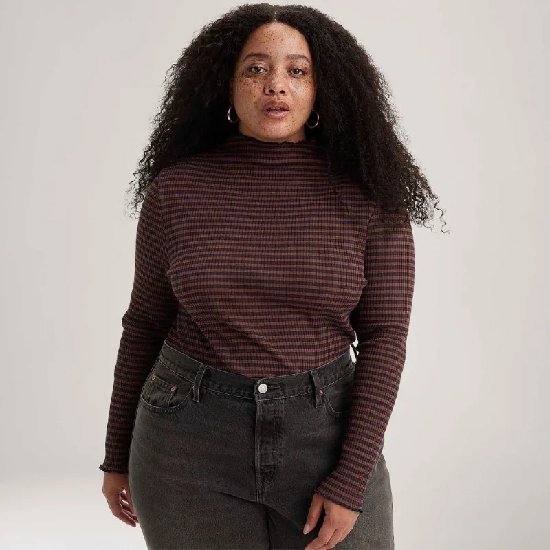 Camiseta Levi's® Pl Flora Mockneck - 2X