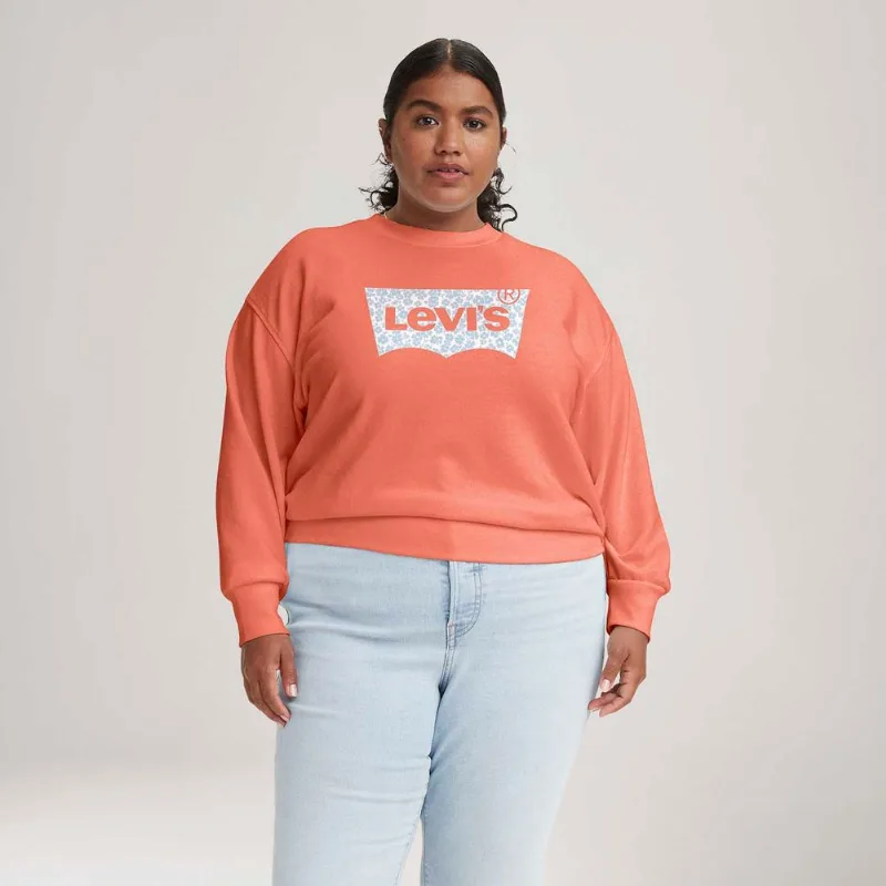 Moletom Levi's® Graphic Standard Plus Size Coral - 2X USA | EGG BR
