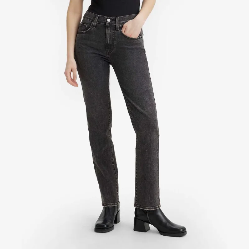 Calça Jeans Levi's® 724 High Rise Straight Preta 28X32 USA | 39 BR