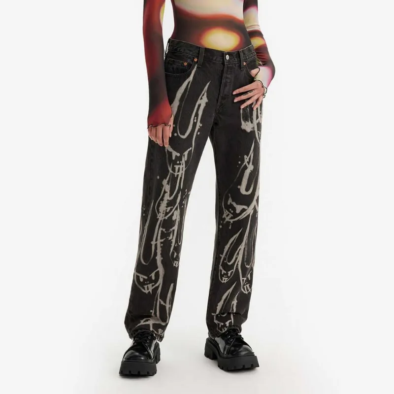 Calça Jeans Levi's® 90's 501 Preta | Collab Barbie Ferreira - 29X32 USA | 40 BR