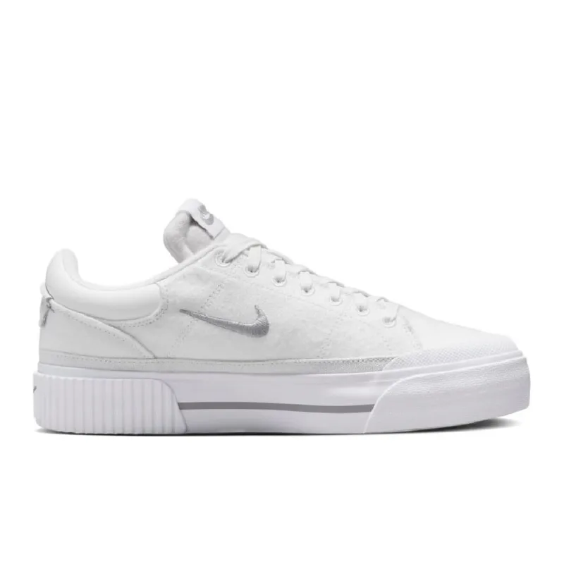 Tênis Nike Court Legacy Lift Branco/Cinza FZ2606-100.36