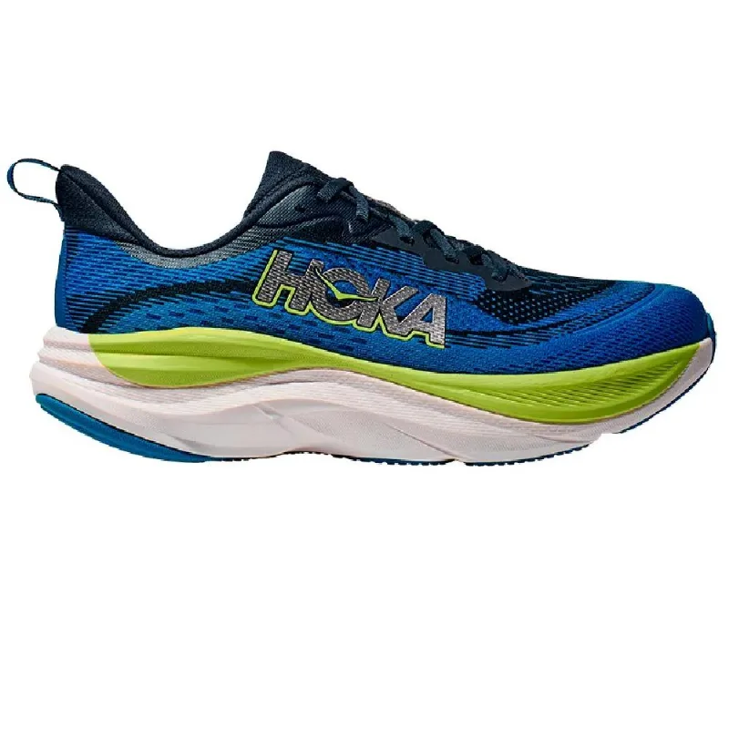 Tênis Hoka Skyflow Esportivo Conforto Azul/Verde 041