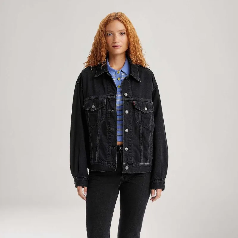 Jaqueta Jeans Levi's® 90S Trucker Preta - S USA | P BR