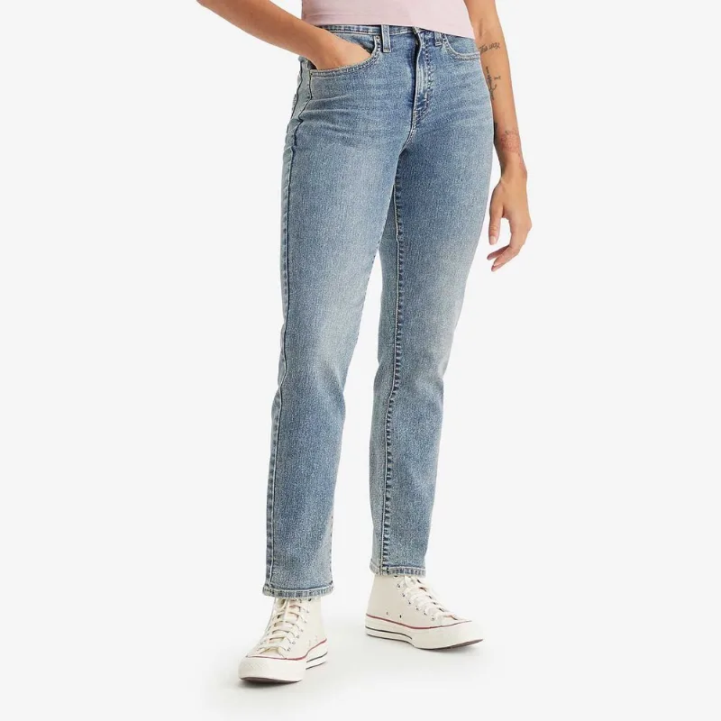 Calça Jeans Levi's® 724 High Rise Straight Lavagem Média - 29X32 USA | 40 BR