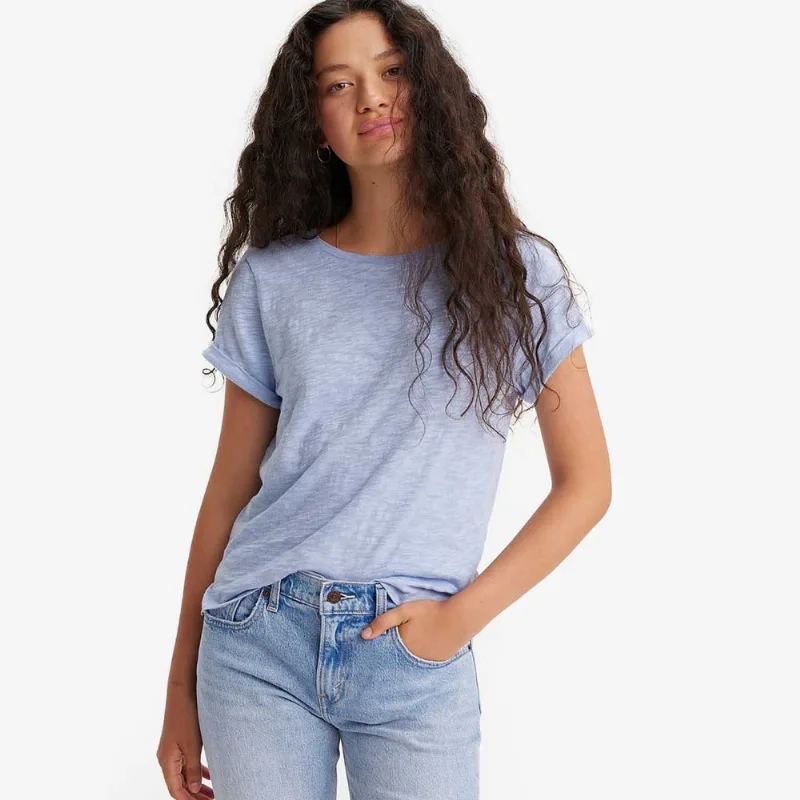 Camiseta Levi's® Margot Azul Manga Curta - M USA | M BR