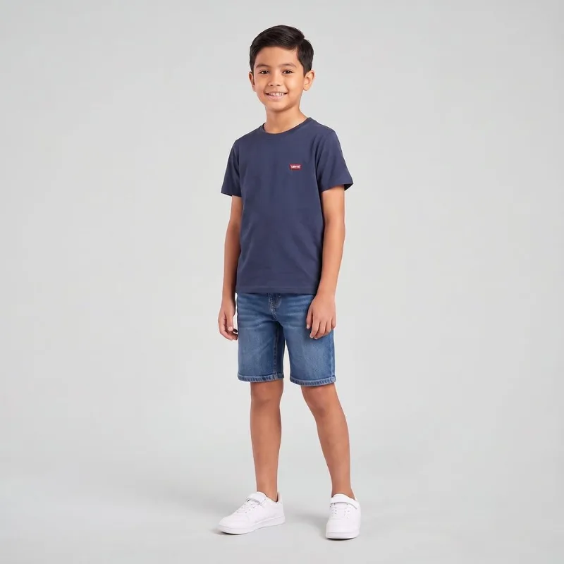 Camiseta Levi's® Infantil Batwing Chest Azul Marinho - L USA | G BR