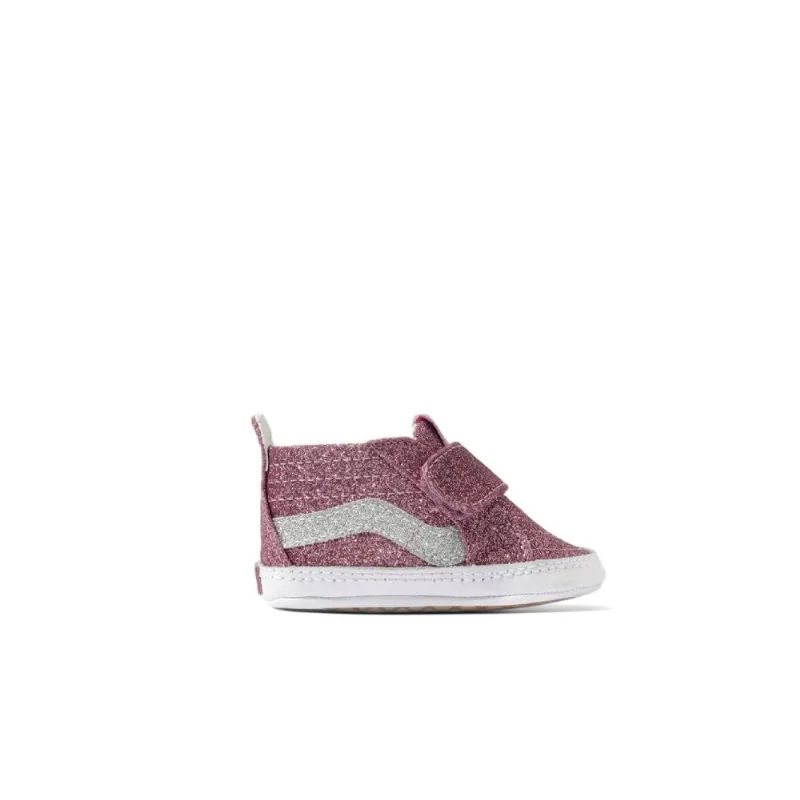 Tênis Vans Kids Sk8 Hi Crib Glitter Pink Dawn VN000CRVEN7.16