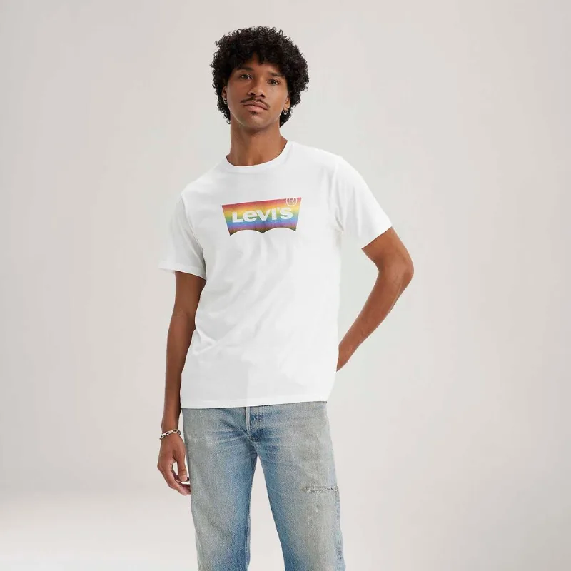 Camiseta Levi's® Community Branca Manga Curta - XL USA | GG BR