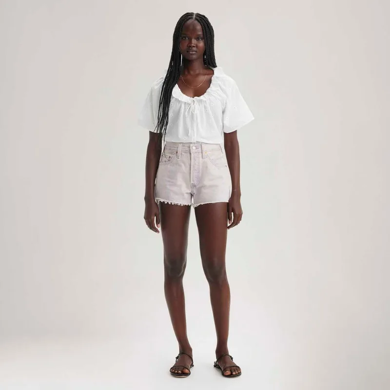 Short Jeans Levi's® 501® Original Lilás - 27 USA | 38 BR