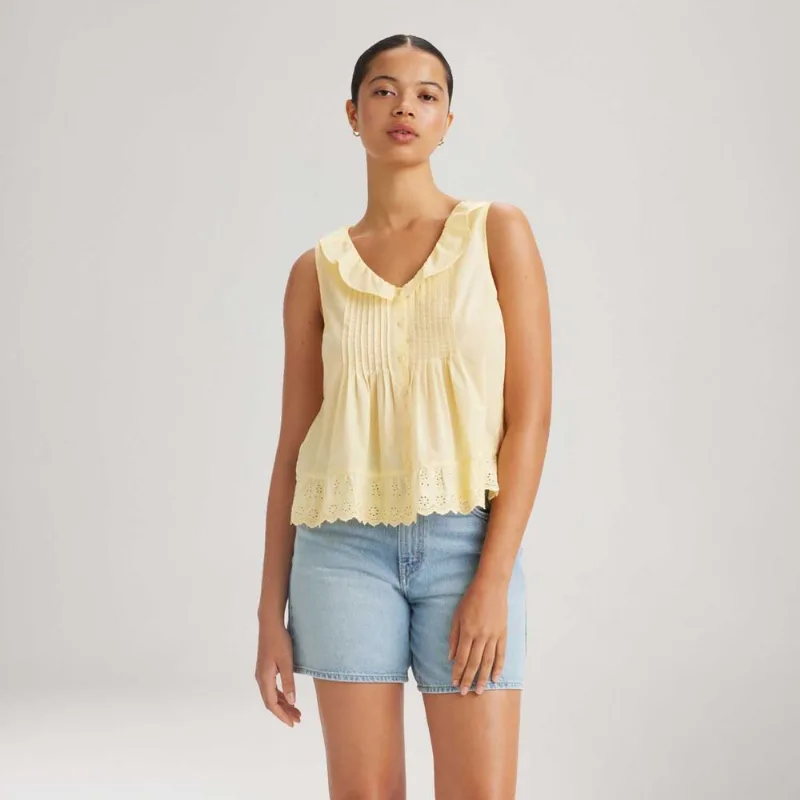 Blusa Levi's® Fauna Amarela Manga Curta - S USA | P BR