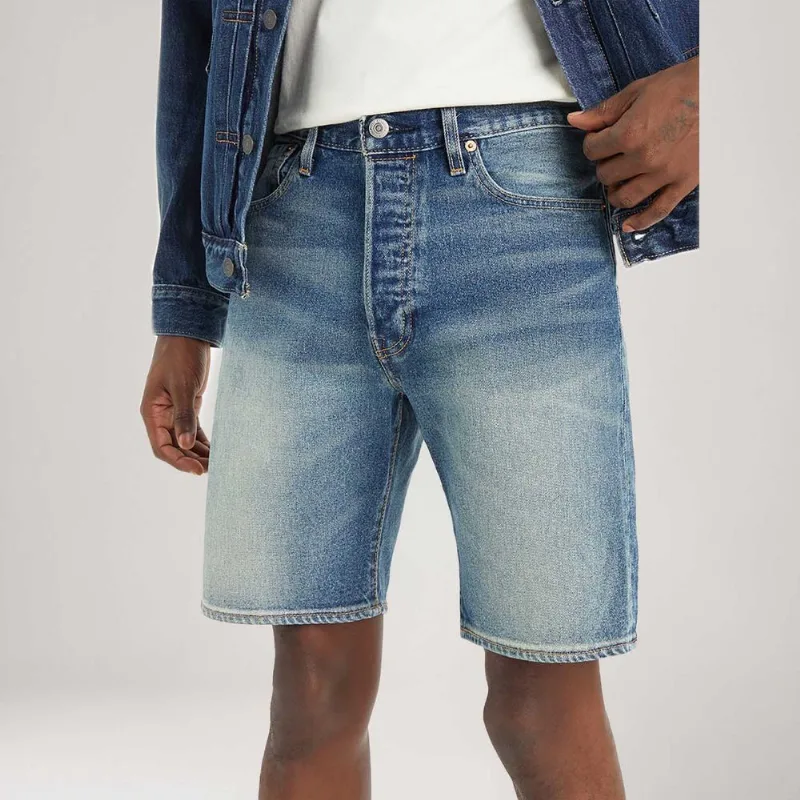 Bermuda Jeans Levi's® 501® Original Lavagem Média - 34 USA | 44 BR