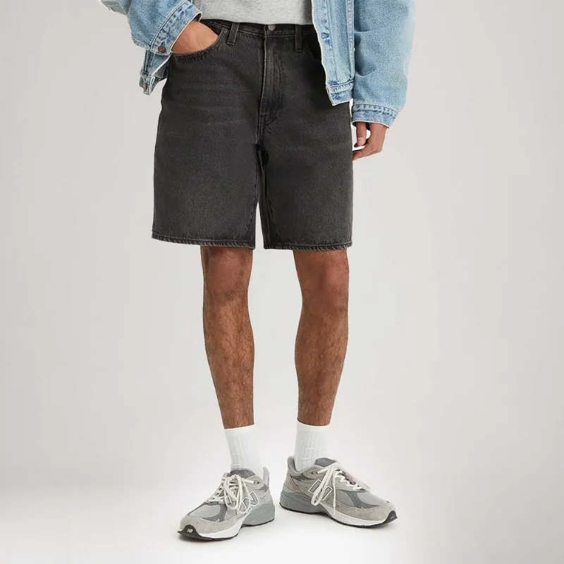 Bermuda Jeans Levi's® 468 Stay Loose Preta Bermuda Jeans Levi's® 468® Stay Loose - 42