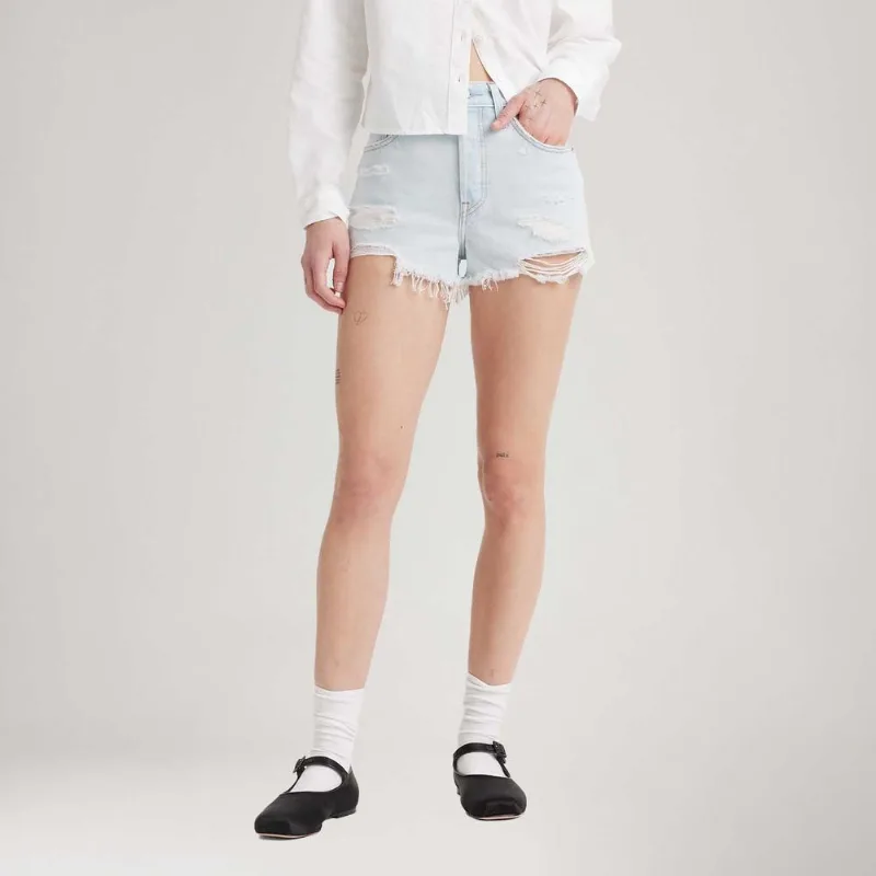 Short Jeans Levi's® 501® Original Lavagem Clara - 29 USA | 40 BR