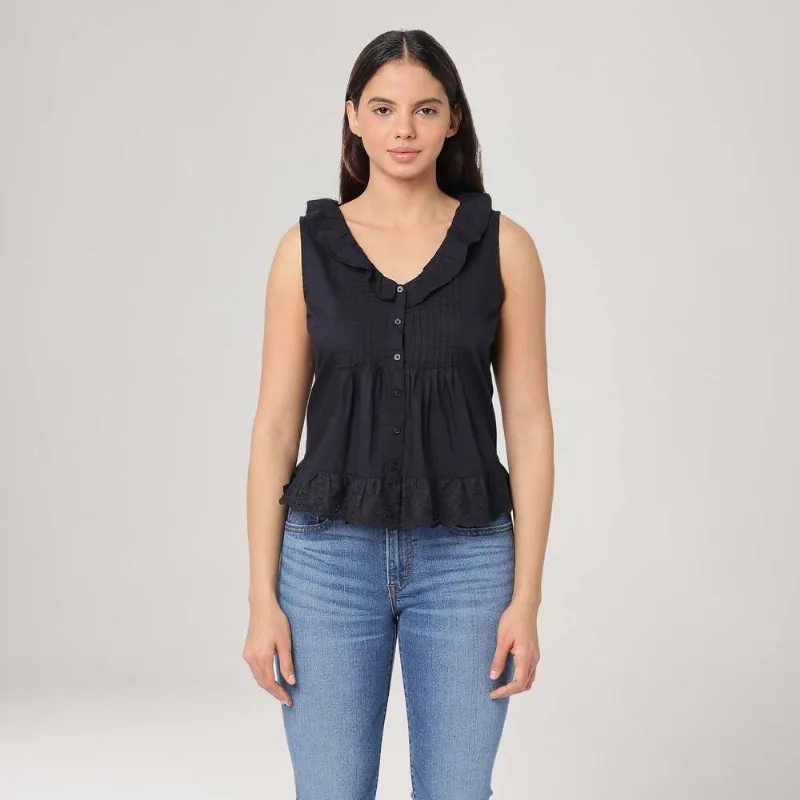 Regata Levi's® Fauna Preta Manga Curta - XS USA | PP BR