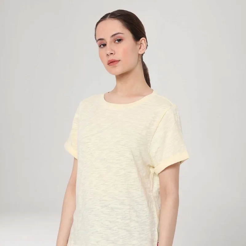 Camiseta Levi's® Margot Amarela Manga Curta - XXL USA | EGG BR