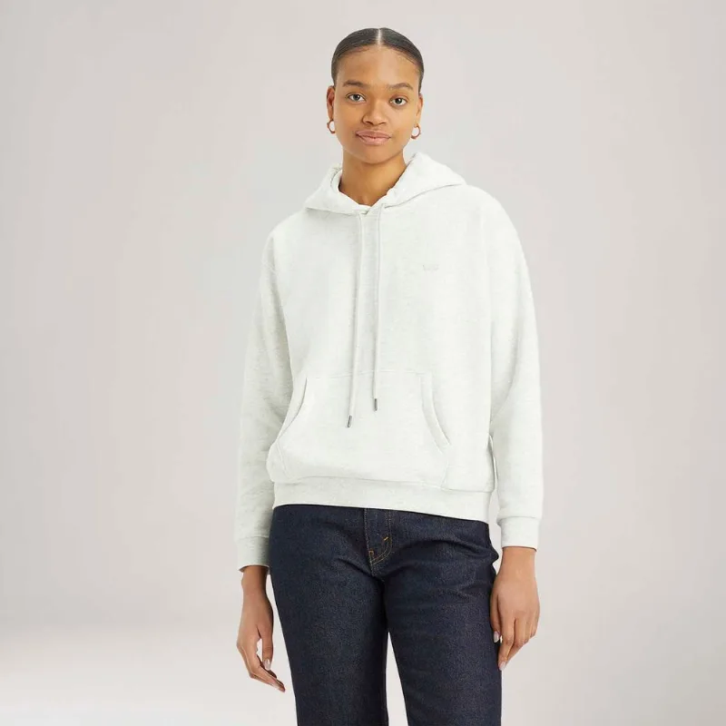 Moletom Levi's® Everyday Hoodie com Capuz Cinza Claro Manga Longa - L USA | G BR
