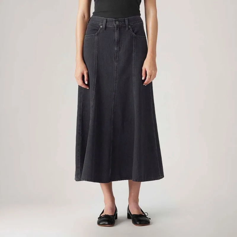 Saia Jeans Levi's® Fit and Flare Preta - 28 USA | 39 BR
