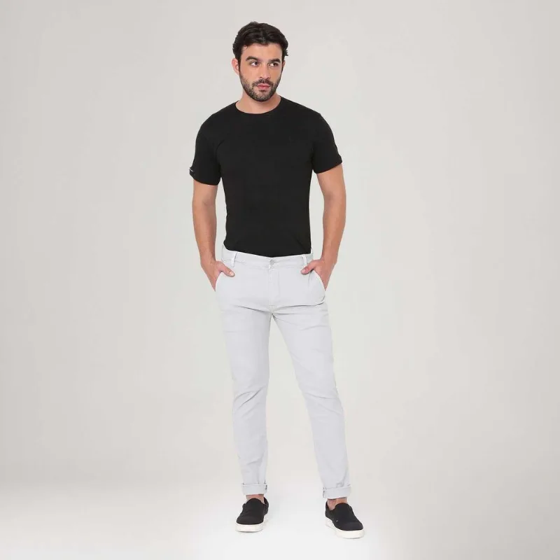 Calça Levi's® Chino Slim Cinza Claro - 36X32 USA | 46 BR
