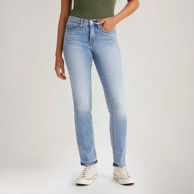 Calça Jeans Levi's® 314® Shaping Straight Lavagem Clara - 29X32 USA | 40 BR