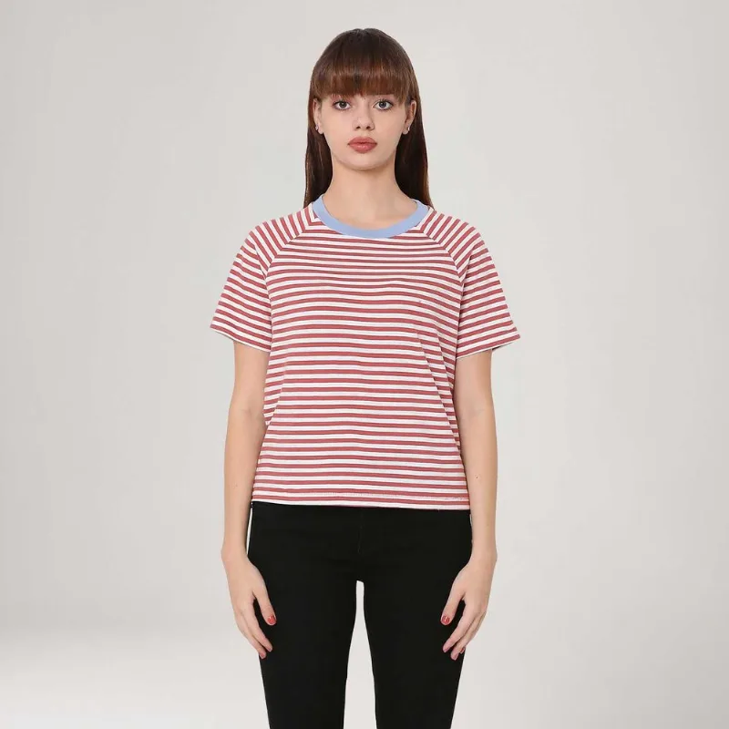 Camiseta Levi's® Game Day Listrada Vermelha Manga Curta - S USA | P BR