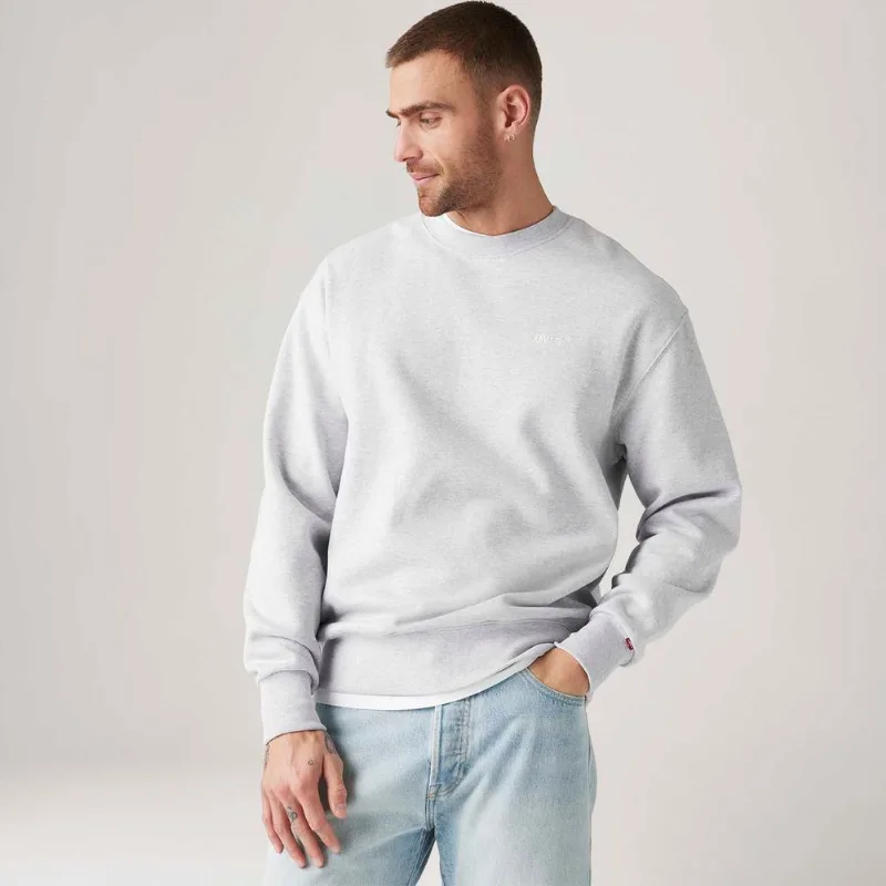 Moletom Levi's® Authentic Crew Cinza - L USA | G BR