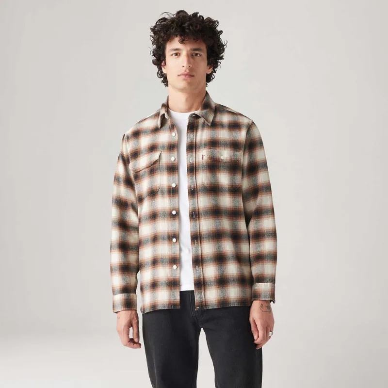 Camisa Levi's® Jackson Worker Manga Longa - L USA | G BR