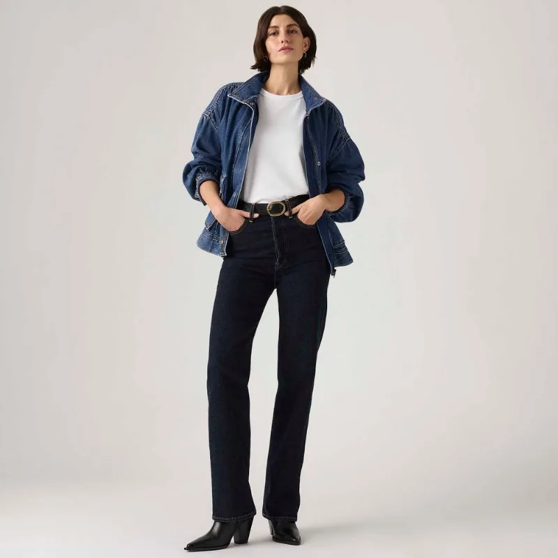 Calça Jeans Levi's® Ribcage Full Lenght Preta - 30X32 USA | 41 BR