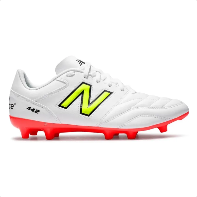 Chuteira Campo New Balance 442 V2 Academy Fg Masculina 41 / Branco / Coral