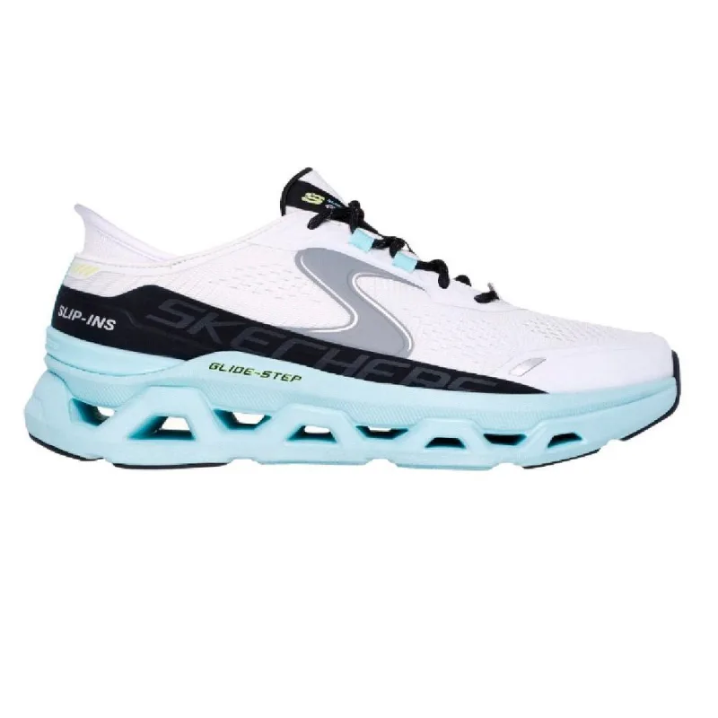 Tenis Skechers Glide-step Altus Branco/azul 039