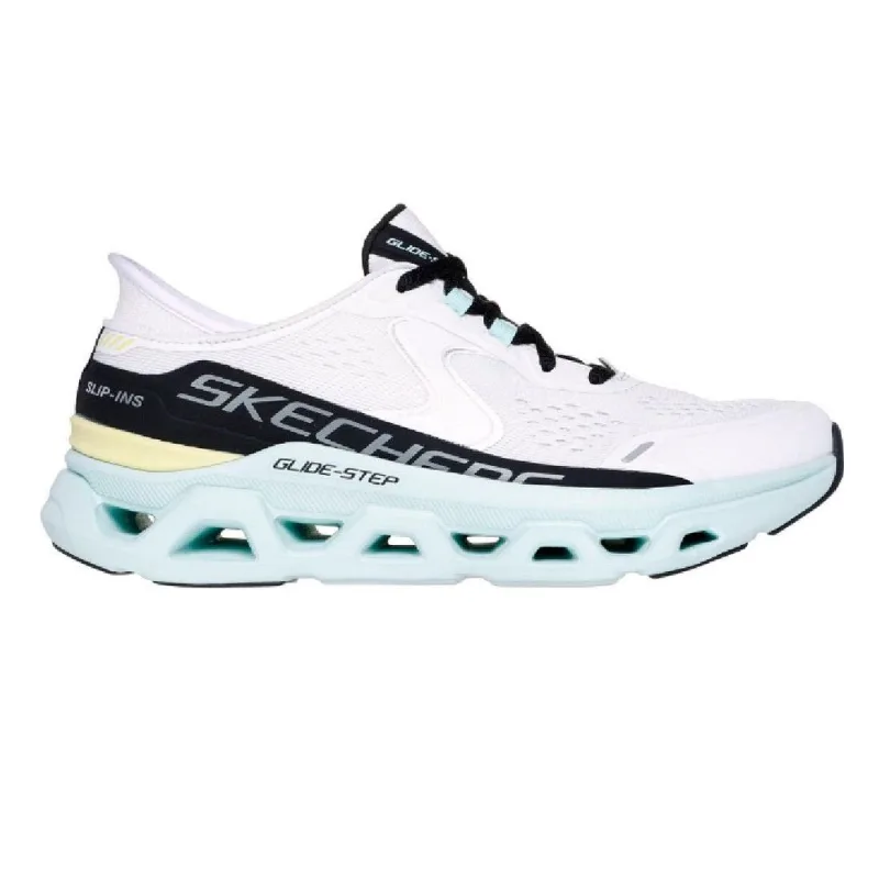Tenis Skechers Glide-step Altus Branco/azul 034