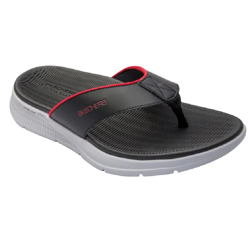 Chinelo Skechers Go Consistent Preto/vermelho 039