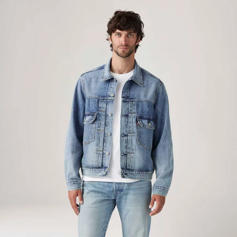 Jaqueta Levi's® Trucker Type II Lavagem Média - M USA | M BR