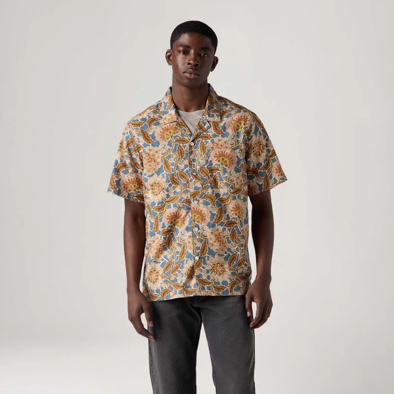 Camisa Levi's® The Sunset Camp Shirt Manga Curta - XL USA | GG BR