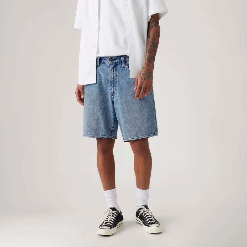 Bermuda Jeans Levi's® 468® Loose Lavagem Média - 44 USA | 54 BR